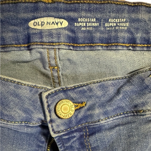 🦩5/$30🦩 Women’s Old Navy Rockstar Super Skinny Mid Rise Jeans - Picture 3 of 4